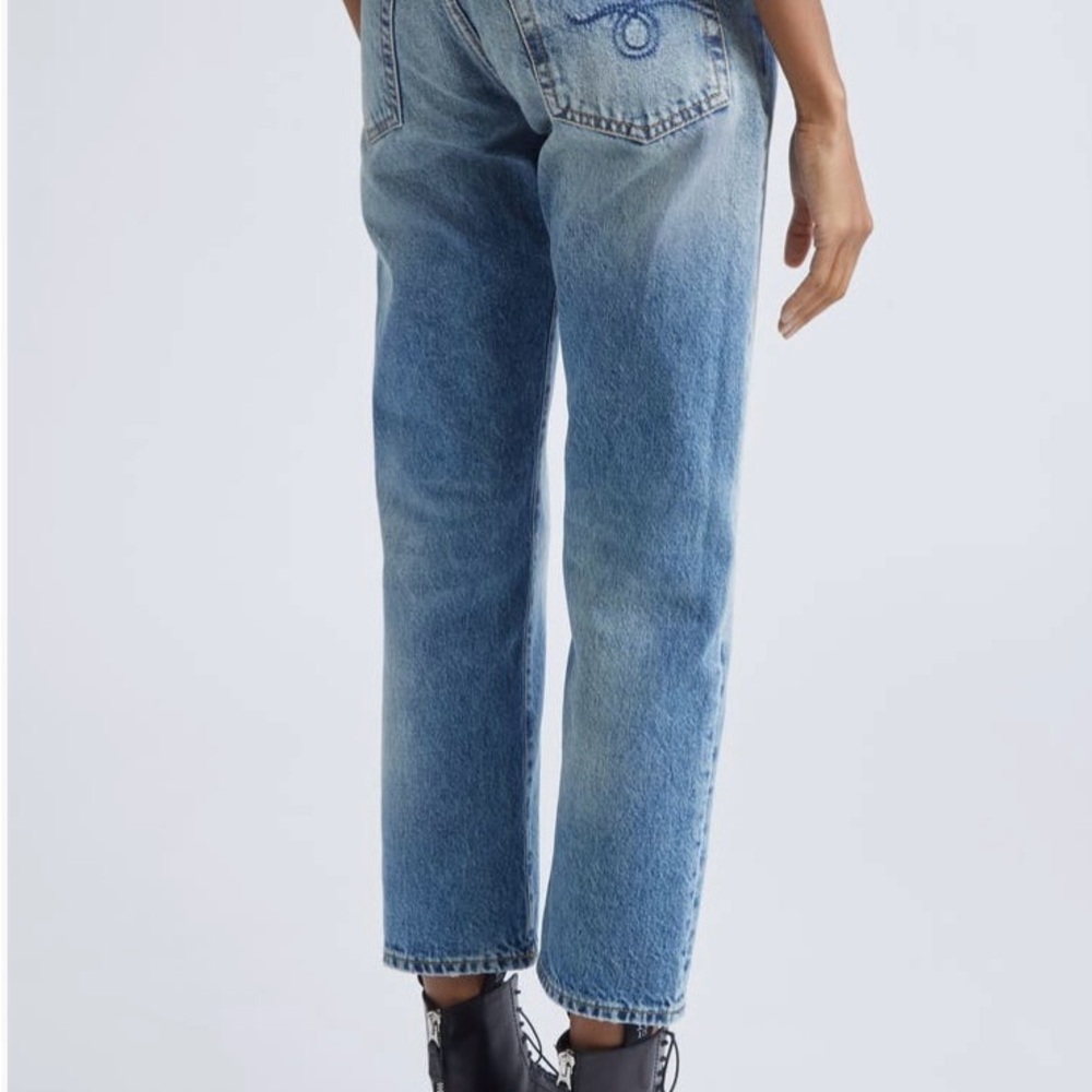 R13 Washed Blue Boyfriend Jeans. NWT - Picture 13 of 13